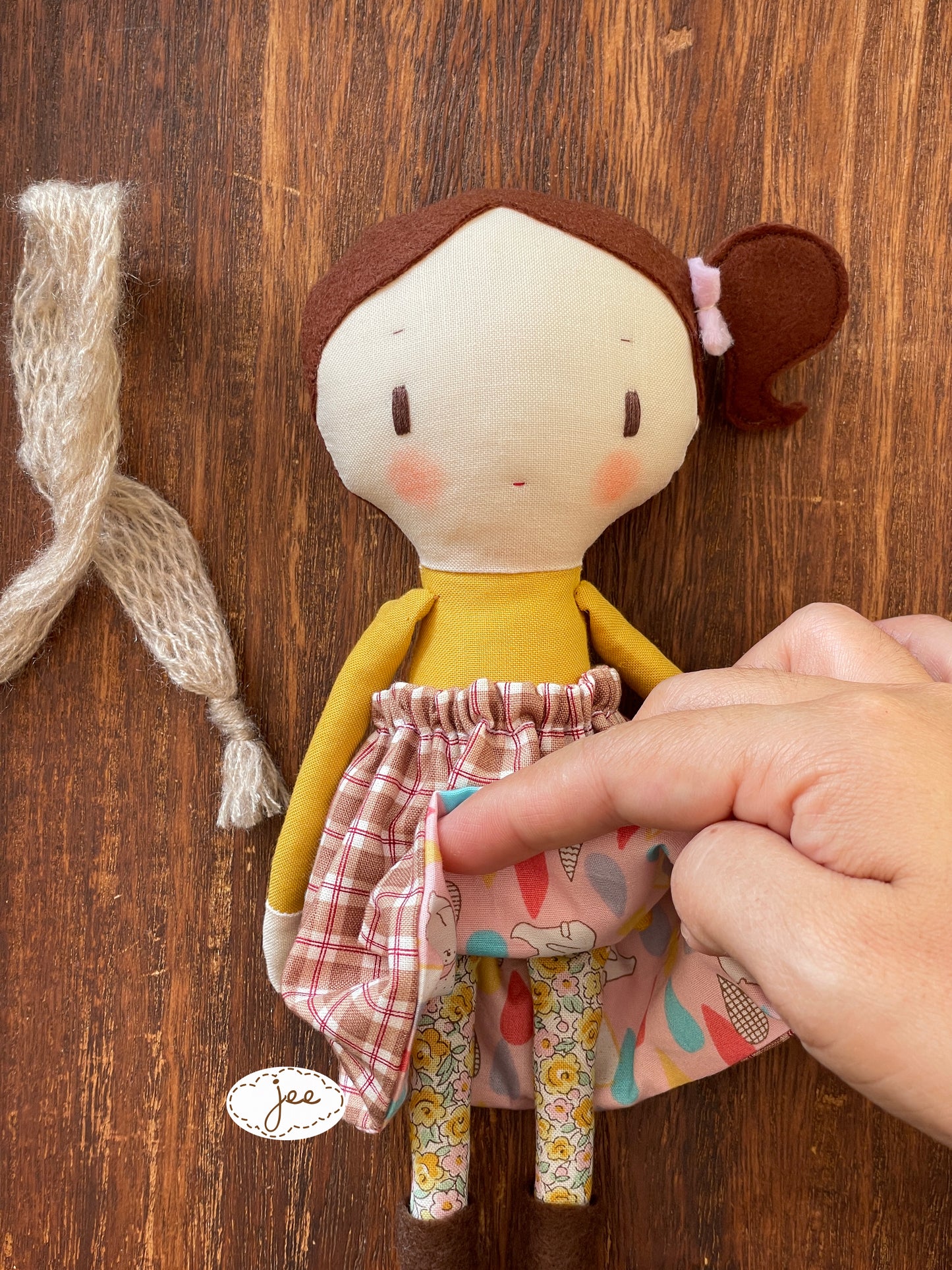 25cm Handmade Doll