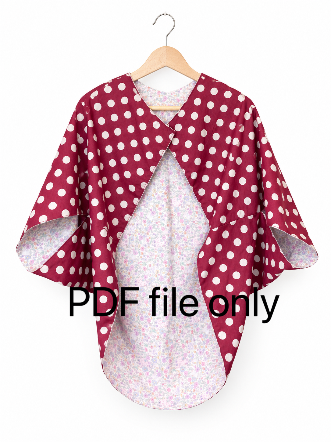 PDF Pattern for Reversible Modern Kimono