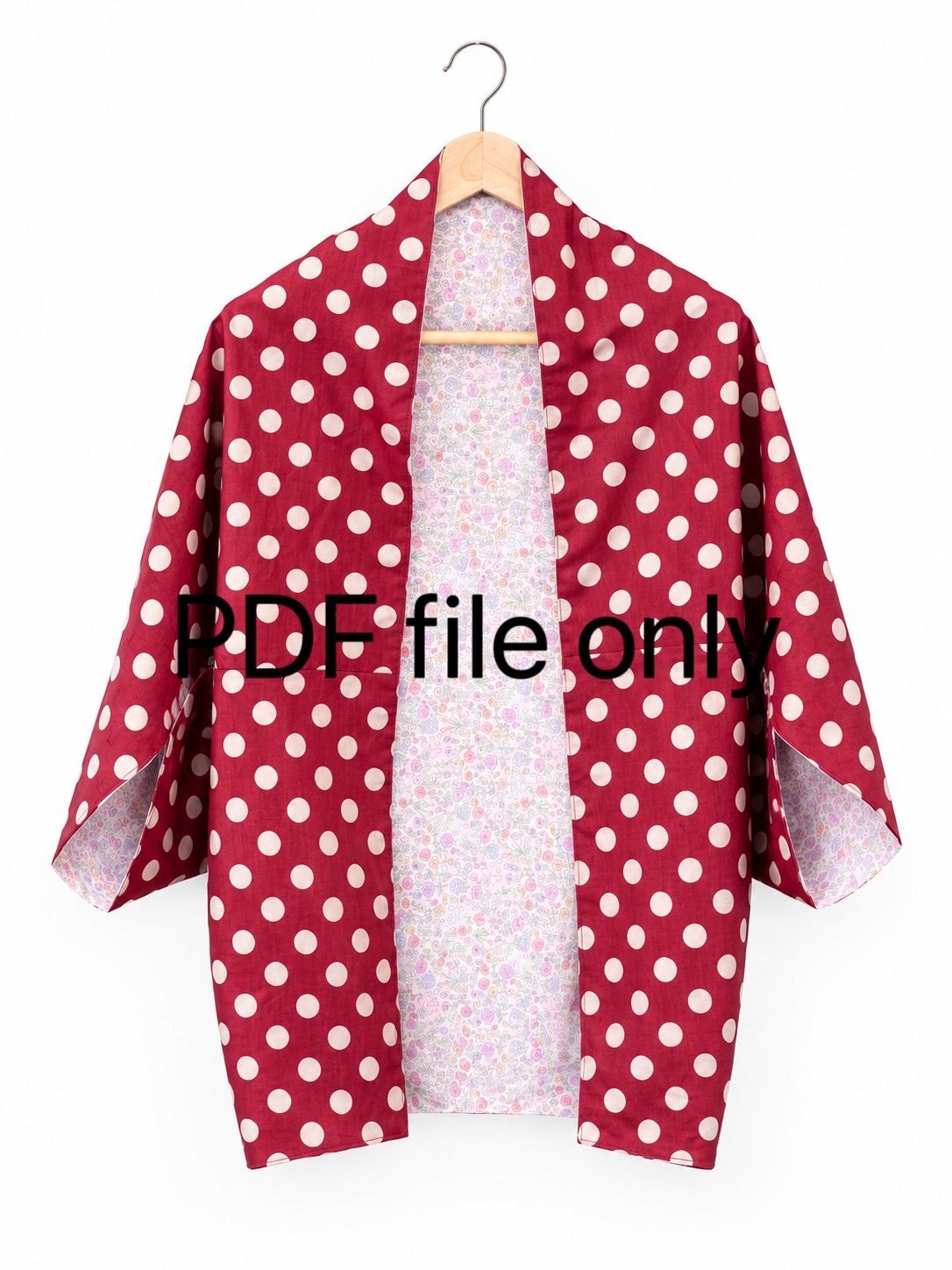 PDF Pattern for Reversible Modern Kimono