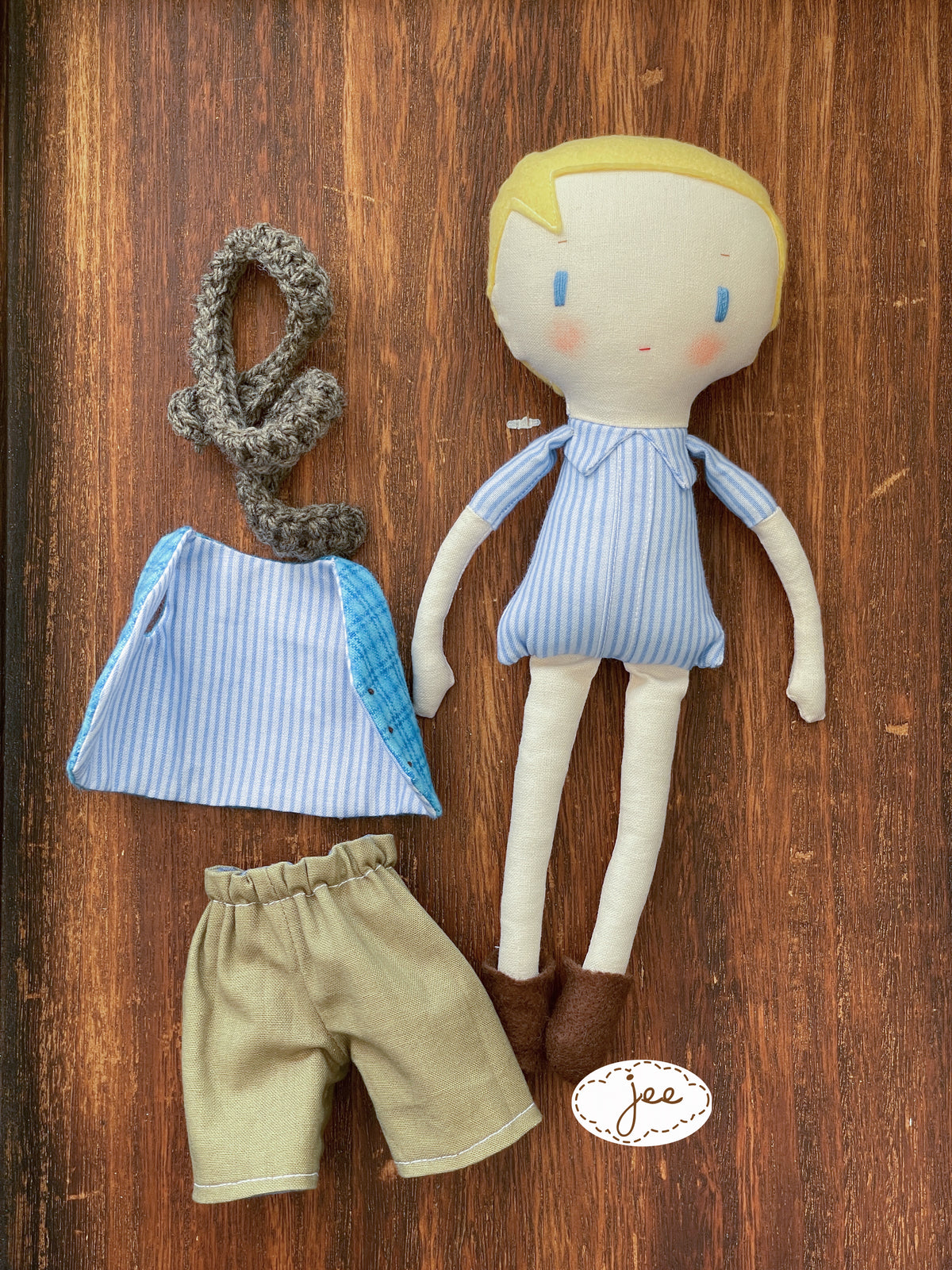 25cm Handmade Boy Doll