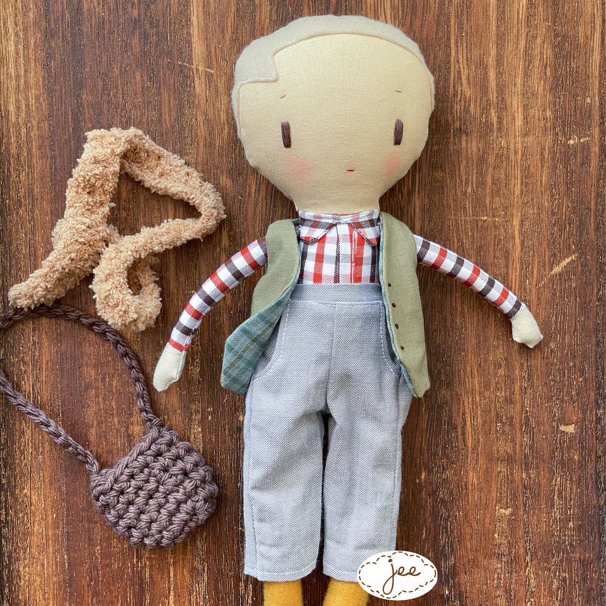 25cm Handmade Boy Doll